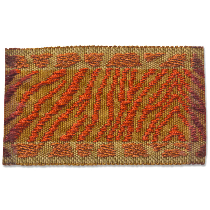 Stout Trim Odelia 3 Cayenne NEW WORLD TAPES & BORDERS 100%SVI CHINA Horizontal: 0.000 and Vertical: 0.000 2 in - My Fabric Connection -