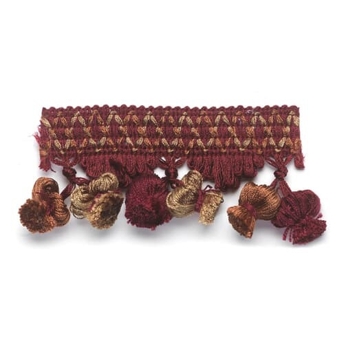 Stout Trim Eastwood 9 Scarlet MONACO TRIM 100%SVI CHINA Horizontal: 0 and Vertical: 0 2.25 in - My Fabric Connection -