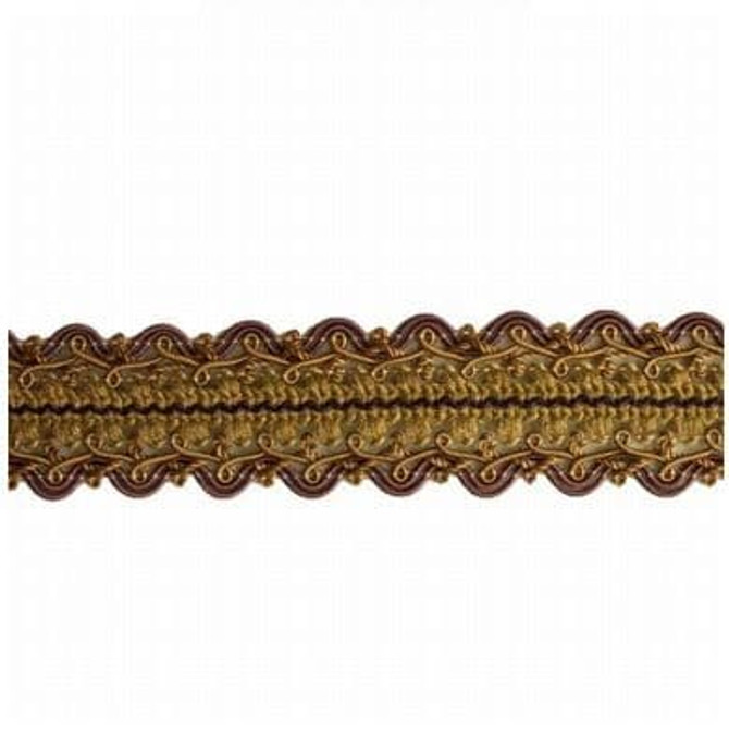 Stout Trim Hemingway 54 Grape ART OF DESIGN BRAIDS/GIMP/BORDER 70%SVI 17%COT 13%NYL CHINA Horizontal: 0 and Vertical: 0 1.37 in - My Fabric Connection -