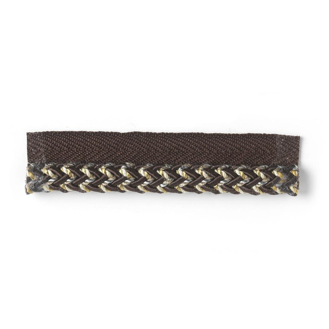 Stout Trim Abba 8 Charcoal Bedazzle Trim 48% Spun Viscose 43% Cotton 9% Polyester CHINA Horizontal: 0 and Vertical: 0 0.25 in - My Fabric Connection -