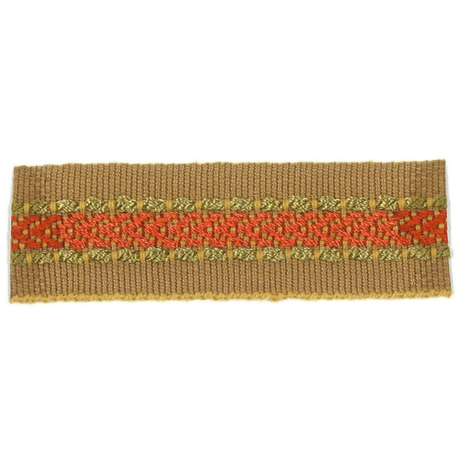 Stout Trim Potter 12 Tangerine Trim 100%SVI CHINA </p><p>Repeat: H: 0.000, V: 0.000 1 in - My Fabric Connection -