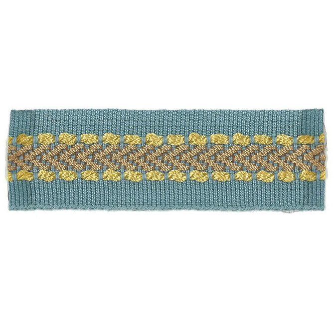 Stout Trim Potter 13 Cornflower Art Of Design Trim-2 Tapes 100% Spun Viscose CHINA Horizontal: 0 and Vertical: 0 1 in - My Fabric Connection -