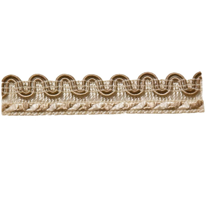 Stout Trim Cervantes 1 Sand AMBIANCE TRIM 67%SVI 18%POL 15%COT CHINA </p><p>Repeat: 0 0.5 in - My Fabric Connection -