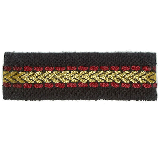 Stout Trim Potter 34 Morocco ART OF DESIGN TRIM-2 TAPES 100%SVI CHINA Horizontal: 0.000 and Vertical: 0.000 1 in - My Fabric Connection -