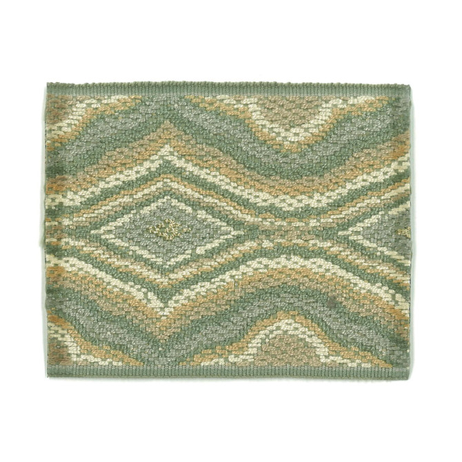 Stout Trim Cobra 2 Seafoam NEW WORLD TRIM VOLUME II 81%SVI 18%POL 1%MTL CHINA Horizontal: 2.25 and Vertical: 0 2.88 in - My Fabric Connection -