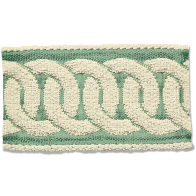 Stout Trim Edderton 1 Seaspray NEW WORLD TAPES & BORDERS 100%SVI FRANCE Horizontal: 1.5 and Vertical: 0 2 in - My Fabric Connection -