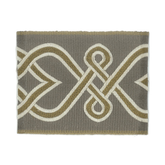 Stout Trim Scheme 1 Smoke NEW WORLD TRIM VOLUME II 99%SVI 1%POL CHINA Horizontal: 3.75 and Vertical: 0 2.88 in - My Fabric Connection -