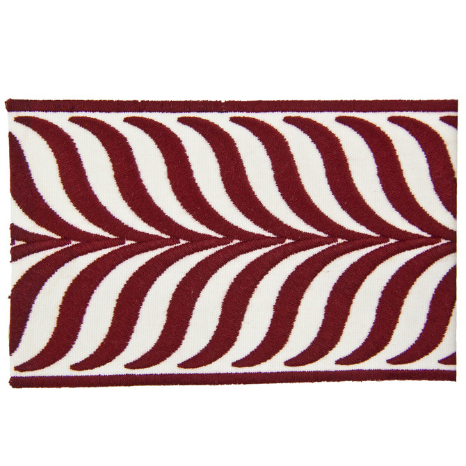 Stout Trim Martin 12 Wine Trim 100%POL CHINA </p><p>Repeat: H: 3.500, V: 0.625 3.5 in - My Fabric Connection -