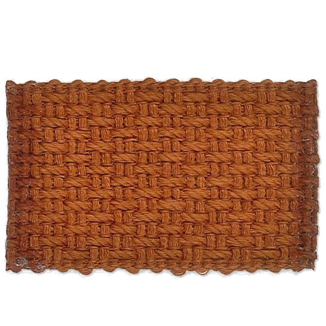 Stout Trim Marden 11 Henna NEW WORLD TAPES & BORDERS 100%LIN ITALY </p><p>Repeat: 0 1.63 in - My Fabric Connection -