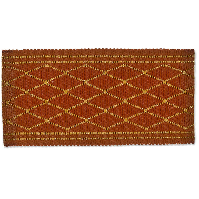 Stout Trim Hampton 3 Cinnamon Trim CHINA </p><p>Repeat: H: 0.875, V: 0.000 2 in - My Fabric Connection -