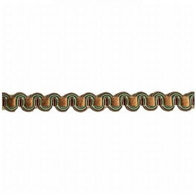 Stout Trim Virginia 35 Jasmine ART OF DESIGN BRAIDS/GIMP/BORDER 54%SVI 24%NYL 22%COT CHINA </p><p>Repeat: 0 0.5 in - My Fabric Connection -