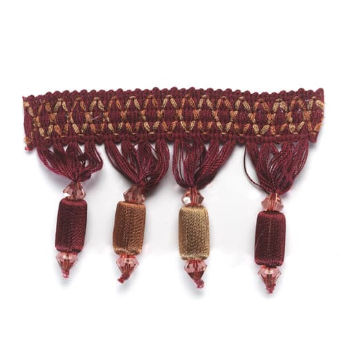 Stout Trim Grinnell 9 Scarlet MONACO TRIM 80%SVI 20%ACR CHINA </p><p>Repeat: 0 3.25 in - My Fabric Connection -