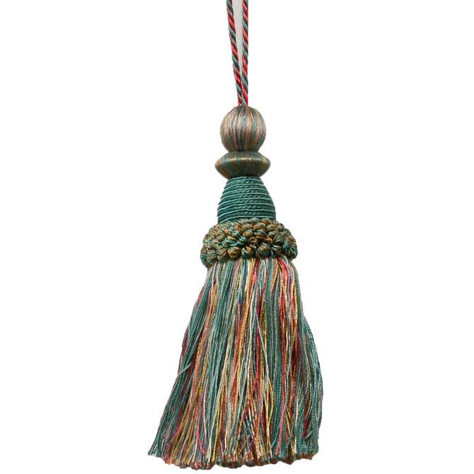 Stout Trim Battersea 16 Lagoon ART OF DESIGN TRIM-2 TASSEL FRINGE 100%SVI CHINA Horizontal: 0 and Vertical: 0 5.5 in - My Fabric Connection -