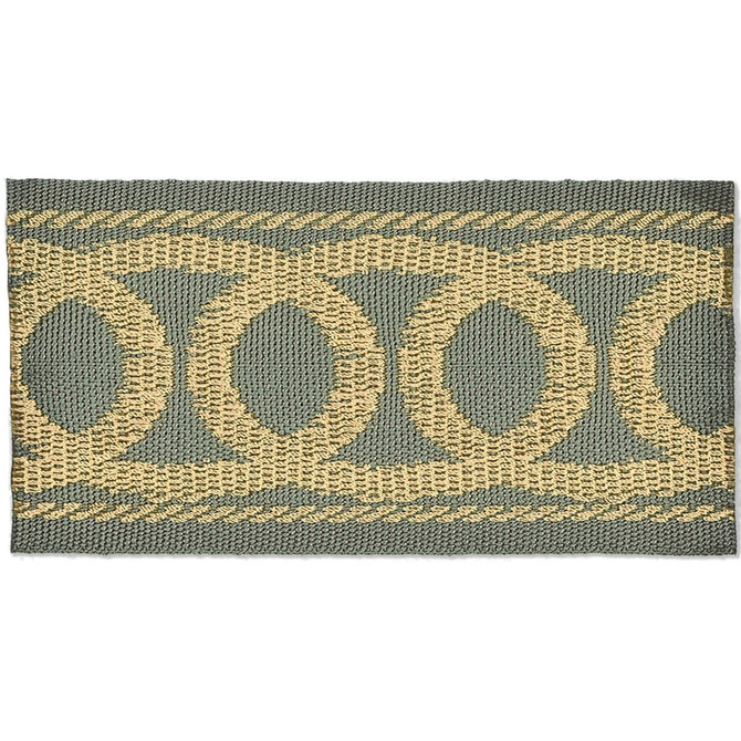 Stout Trim Improvise 1 Pewter Harmony Trim 57% Polyester 43% Spun Viscose CHINA Horizontal: 0 and Vertical: 0 2 in - My Fabric Connection -