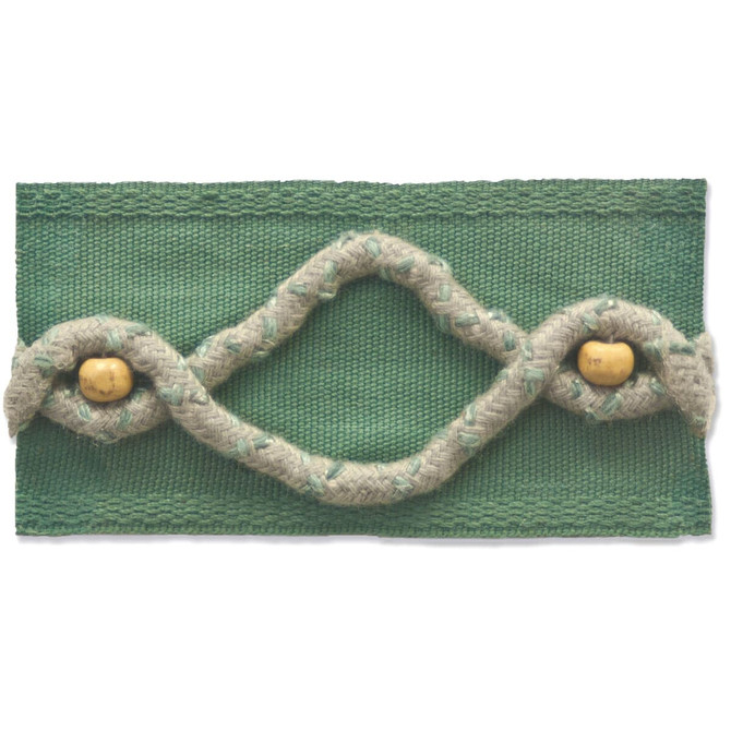 Stout Trim Avini 1 Mineral TRANSFORMATIONS TRIM 56%POL 38%COT 6%WOD INDIA Horizontal: 0 and Vertical: 0 2 in - My Fabric Connection -