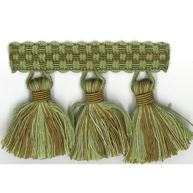 Stout Trim Sponsor 5 Leaf ART OF DESIGN TRIM-2 TASSEL FRINGE 100%SVI CHINA Horizontal: 0 and Vertical: 0 3 in - My Fabric Connection -