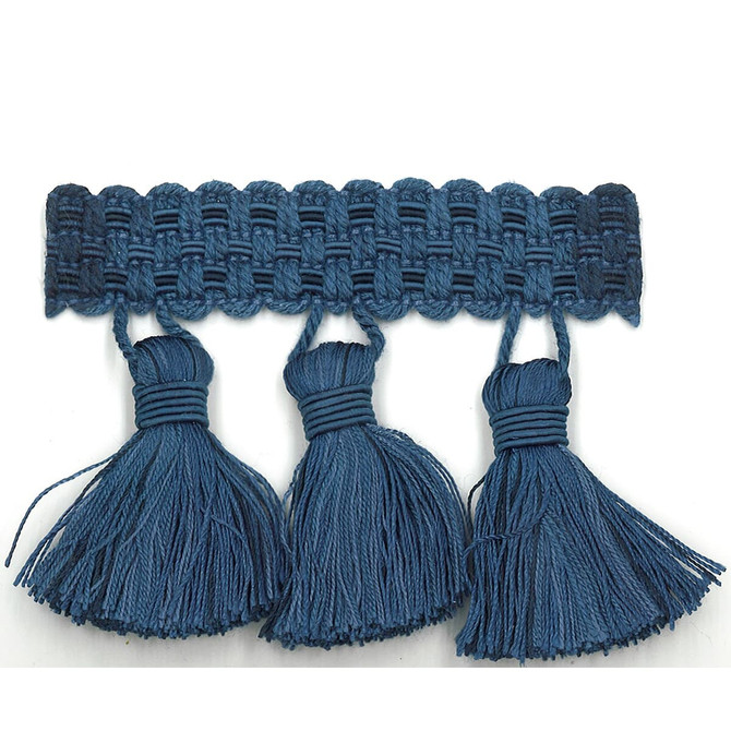 Stout Trim Sponsor 7 Cadet ART OF DESIGN TRIM-2 TASSEL FRINGE 100%SVI CHINA </p><p>Repeat: 0 3 in - My Fabric Connection -