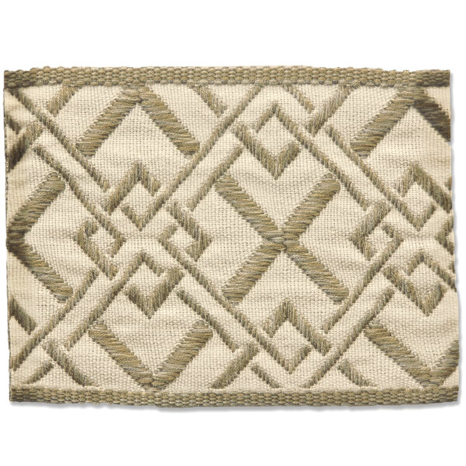 Stout Trim Delilah 3 Ivory Trim 58%Pol 42%Svi China </p><p>Repeat: H: 0, V: 0 2.5 in - My Fabric Connection -