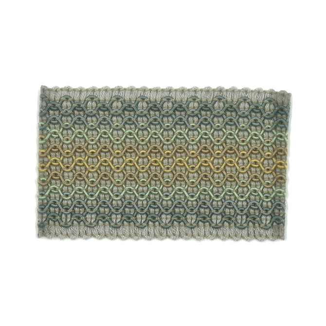 Stout Trim Laminia 3 Bayberry New World Trim Volume Ii 60% Spun Viscose 16% Polyester 15% Cotton 9% Nylon CHINA Horizontal: 0 and Vertical: 0 2.13 in - My Fabric Connection -