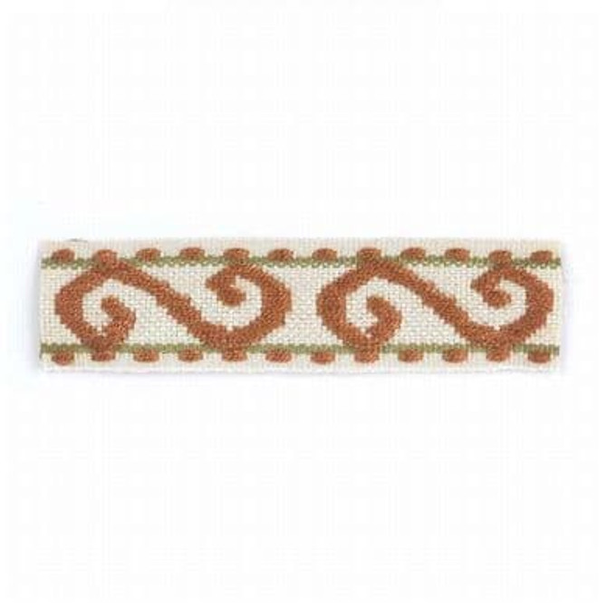 Stout Trim Waves 1 Fiesta DIMENSIONS TRIM 100%SVI CHINA Horizontal: 0 and Vertical: 0 1 in - My Fabric Connection -