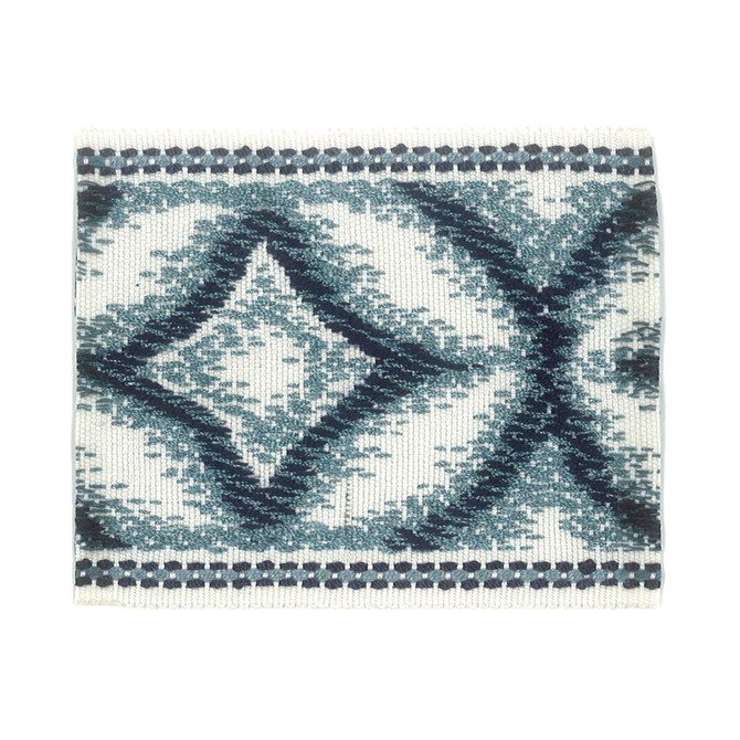 Stout Trim Dactyl 3 Denim NEW WORLD TRIM VOLUME II 100%SVI CHINA Horizontal: 0 and Vertical: 0 3 in - My Fabric Connection -