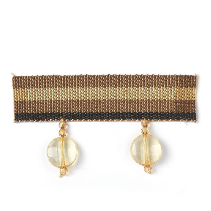 Stout Trim Issus 3 Ebony Trim CHINA </p><p>Repeat: H: 0.000, V: 0.000 0.88 in - My Fabric Connection -