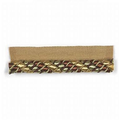 Stout Trim Pillowtalk 1 Spice REFLECTIONS TRIM 55%COT 45%SVI CHINA Horizontal: 0 and Vertical: 0 0.38 in - My Fabric Connection -