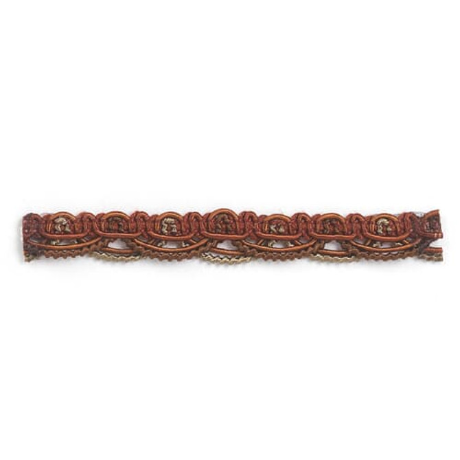 Stout Trim Biscayne 4 Salsa PETITE EXPRESSIONS TRIM 52%SVI 31%COT 17%POL CHINA Horizontal: 0 and Vertical: 0 0.5 in - My Fabric Connection -