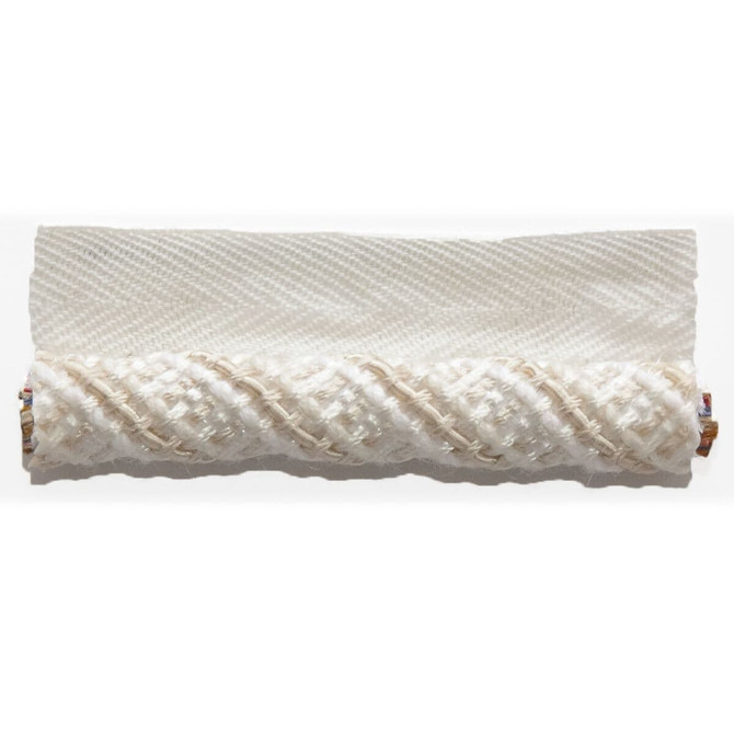 Stout Trim Bettina 1 Chalk Just Cords 50% Cotton 34% Acrylic 16% Spun Viscose CHINA Horizontal: 0 and Vertical: 0 0.5 in - My Fabric Connection -