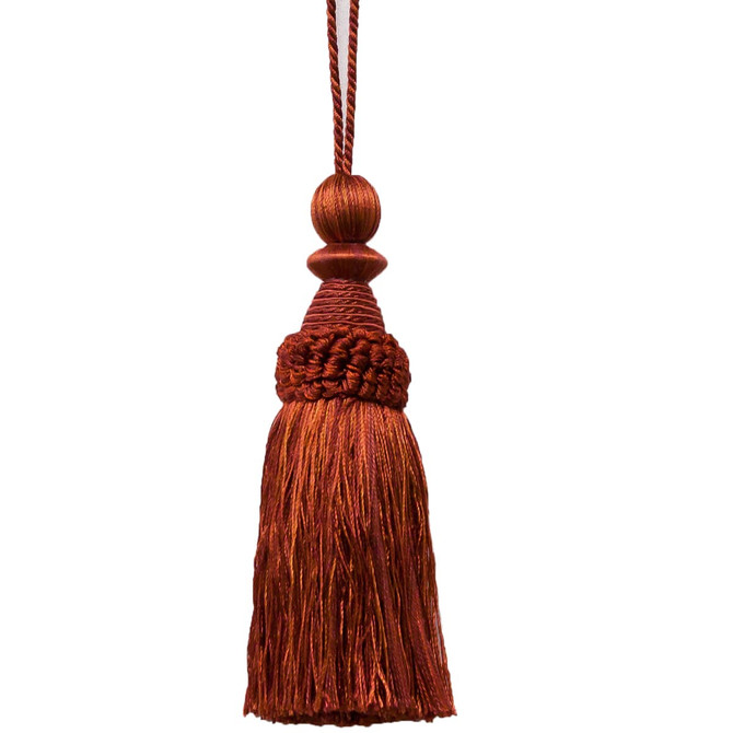 Stout Trim Battersea 2 Paprika ART OF DESIGN TRIM-2 TASSEL FRINGE 100%SVI CHINA </p><p>Repeat: 0 5.5 in - My Fabric Connection -