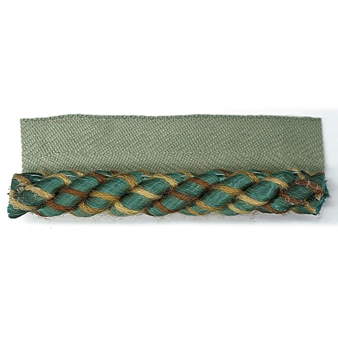 Stout Trim Lisette 1 Teal JUST CORDS 62%COT 28%SVI 10%POL CHINA Horizontal: 0 and Vertical: 0 0.38 in - My Fabric Connection -