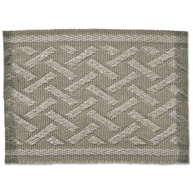 Stout Trim Topeka 4 Smoke New World Tapes & Borders 100% Spun Viscose CHINA Horizontal: 0 and Vertical: 0 2.5 in - My Fabric Connection -