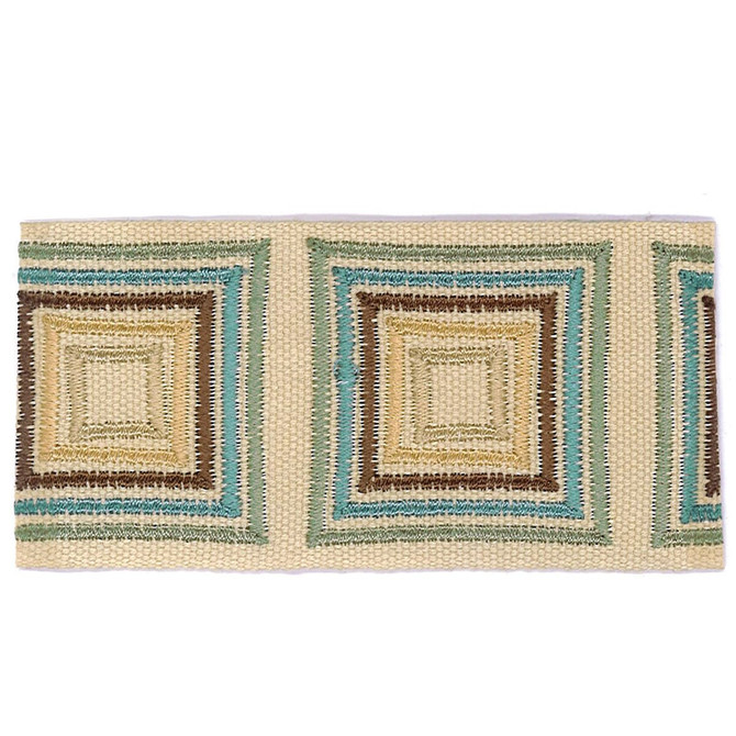 Stout Trim Boxcar 5 Aqua ACCENTS TAPES & BORDERS 100%SVI CHINA Horizontal: 2 and Vertical: 0 2 in - My Fabric Connection -