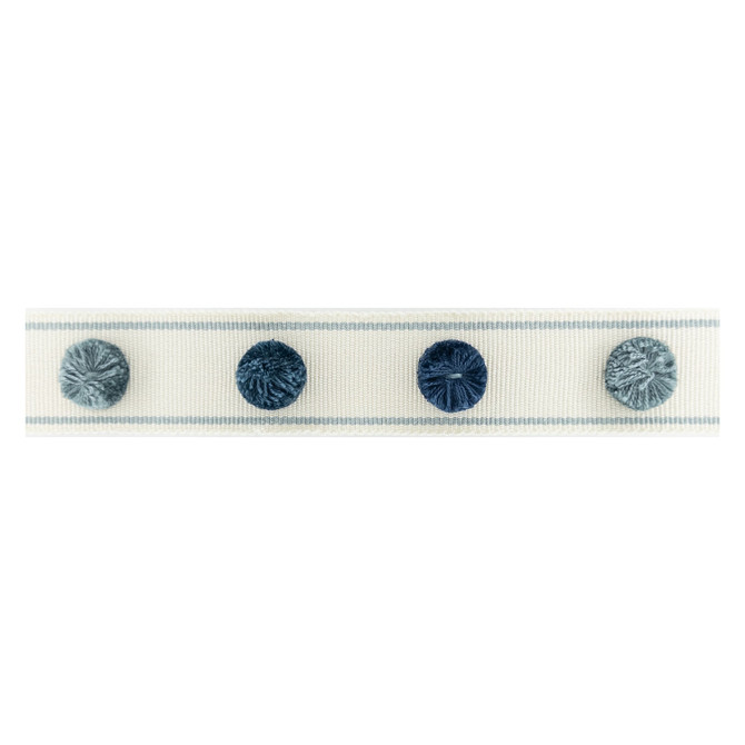 Stout Trim Riley 5 Seafoam Trim 100%Svi Germany </p><p>Repeat: H: 0.5, V: 0 2.25 in - My Fabric Connection -