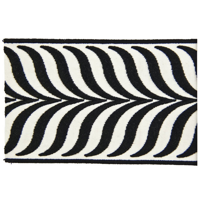 Stout Trim Martin 1 Raven DISTINCTION TAPES 100%POL CHINA Horizontal: 3.5 and Vertical: 0.625 3.5 in - My Fabric Connection -