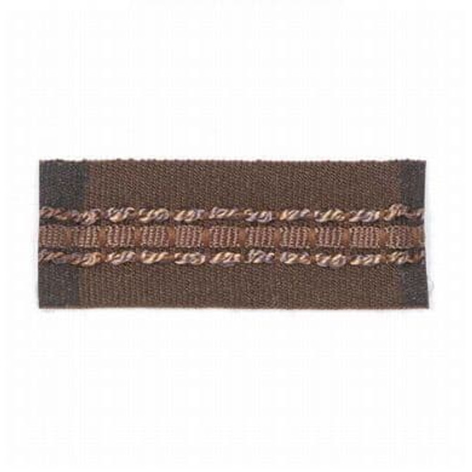 Stout Trim Blarney 5 Espresso Trim ITALY </p><p>Repeat: H: 0.000, V: 0.000 1.15 in - My Fabric Connection -