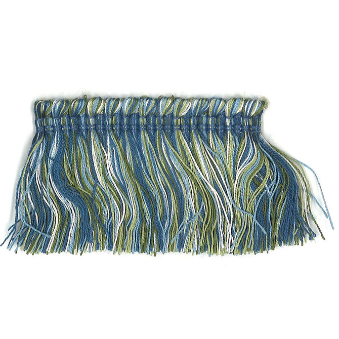 Stout Trim Debonair 23 Marine Art Of Design Trim-2 Brush Fringe 100% Spun Viscose CHINA Horizontal: 0 and Vertical: 0 2 in - My Fabric Connection -