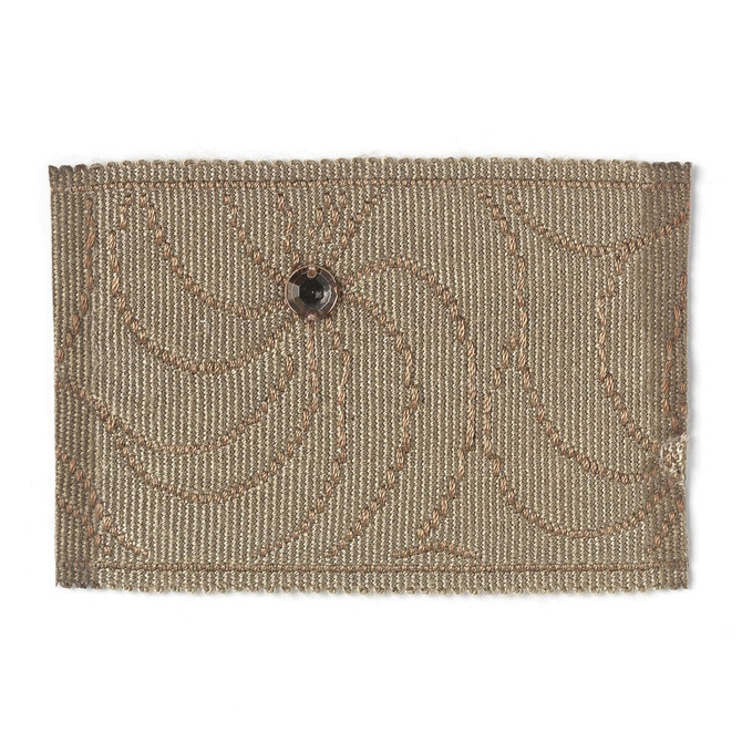 Stout Trim Casa 5 Cafe BEDAZZLE TRIM 100%SVI CHINA Horizontal: 0 and Vertical: 0 2.5 in - My Fabric Connection -