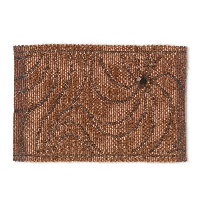 Stout Trim Casa 6 Paprika BEDAZZLE TRIM 100%SVI CHINA Horizontal: 0 and Vertical: 0 2.5 in - My Fabric Connection -