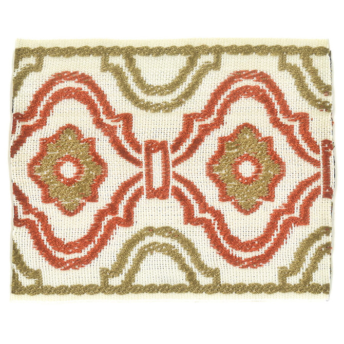 Stout Trim About 5 Autumn Trim 51%SVI 49%POL CHINA </p><p>Repeat: H: 2.125, V: 0.000 3.38 in - My Fabric Connection -