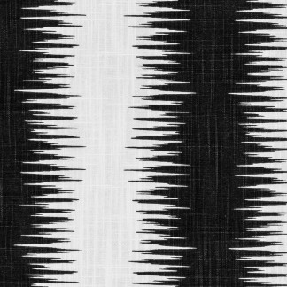 Carole Fabric As You Were Ink ONYX & IVORY 100% Cotton Pakistan Passes 30,000 Double Rubs Wyzenbeek Horizontal: None and Vertical: 6 3/4" H 54" - My Fabric Connection -