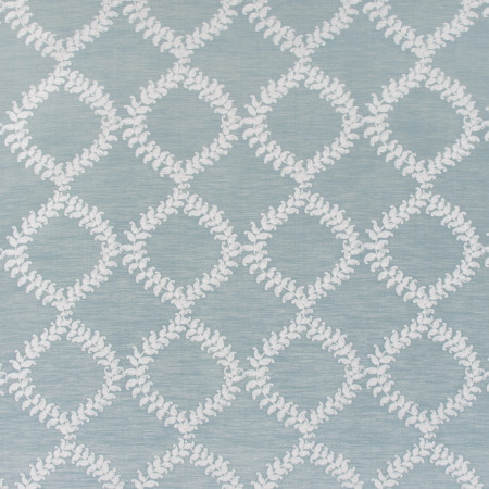 Carole Fabric One Morning Bayou MOUNTAIN SKY 67% Polyester, 33% Cotton India Passes 30,000 Double Rubs Wyzenbeek </p><p>Repeat: 9 1/2" V, 9" H 54" - My Fabric Connection -
