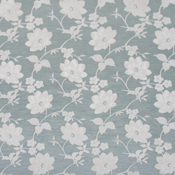 Carole Fabric Proper Pose Bayou MOUNTAIN SKY 67% Polyester, 33% Cotton India Passes 30,000 Double Rubs Wyzenbeek Horizontal: 13 3/4" and Vertical: 13 1/2" V 54" - My Fabric Connection -