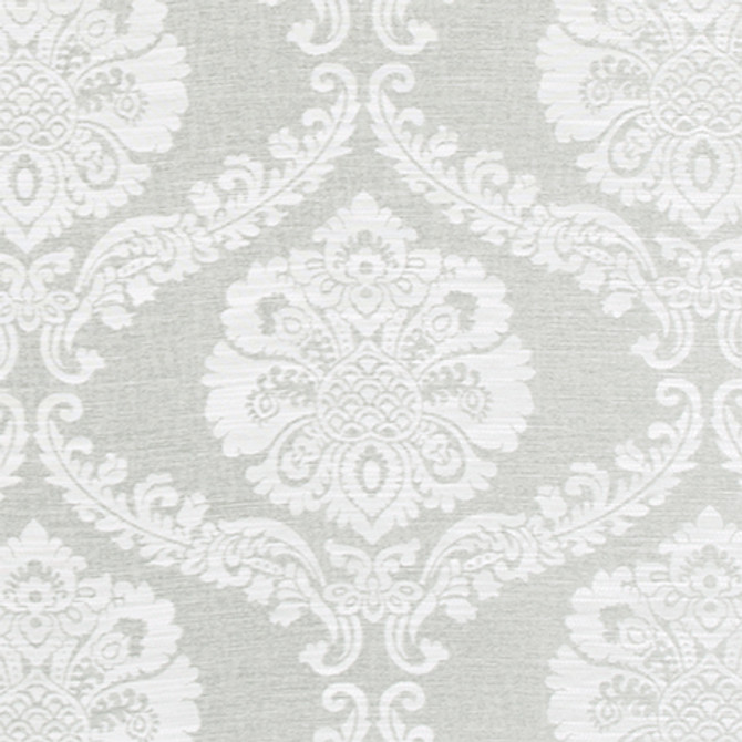 Carole Fabric Misty Waters Sterling SILVER FOX 60% Viscose, 40% Polyester China N/A Horizontal: 15 3/8" and Vertical: 13 3/4" V 56" - My Fabric Connection -