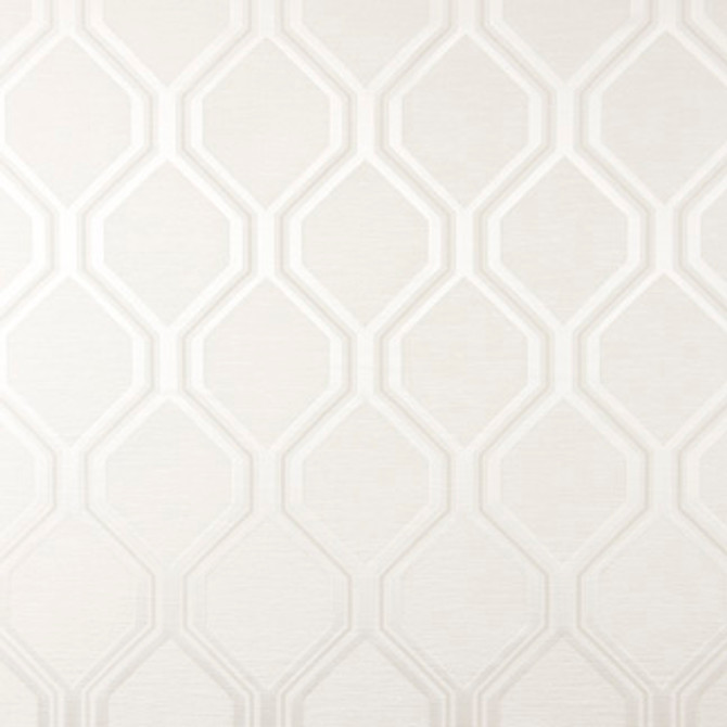 Carole Fabric Hollow Bend Eggshell Silver Screen 59% Polyester, 41% Cotton India 7 1/2" V, 6" H 54" - My Fabric Connection -