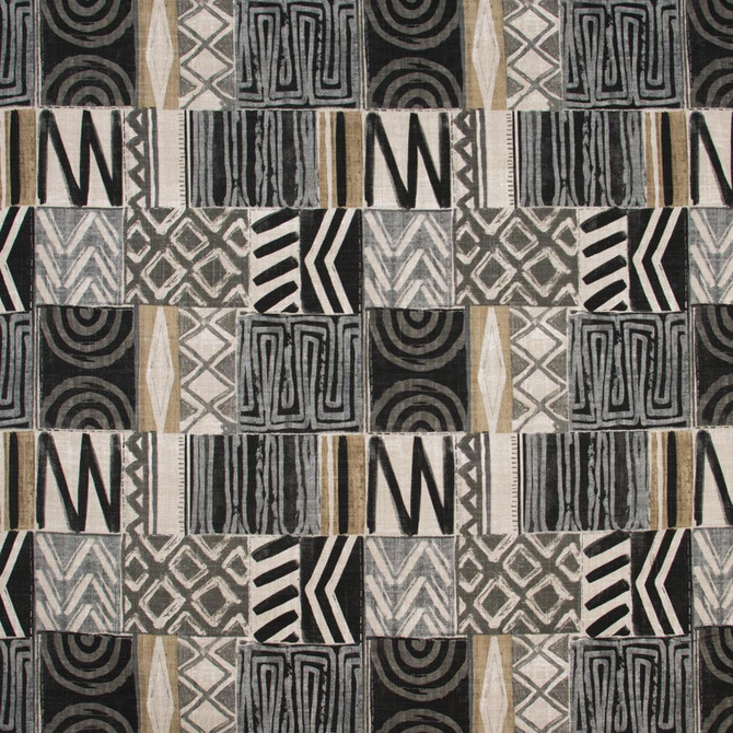 Carole Fabric This Is It Stone Onyx & Ivory 75% Cotton, 25% Linen- Soil Repellent Pakistan Passes 20,000 Double Rubs Wyzenbeek Horizontal: 18 and Vertical: 18 55 - My Fabric Connection -