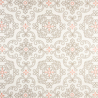 Carole Fabric Perchance Rose Watercolor Charm 57% Cotton, 43% Polyester India N/A Horizontal: 12 3/4" and Vertical: 12 3/4" V 51" - My Fabric Connection -