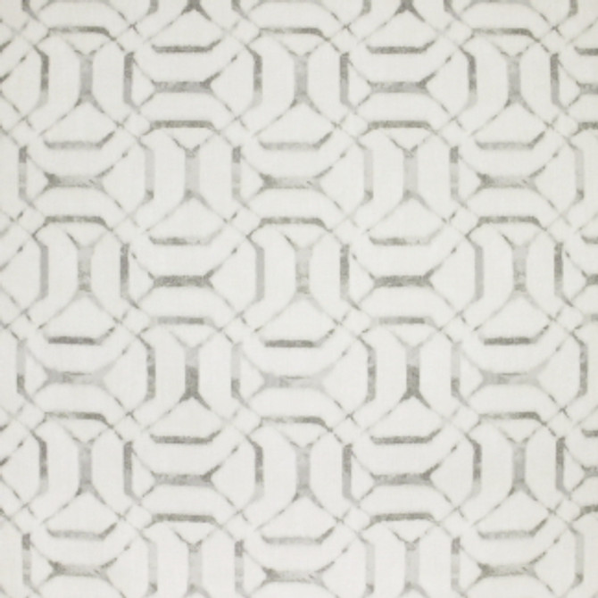 Carole Fabric Partition Silver Waterfront 100% Cotton, Stain Repellent India Passes 15,000 Double Rubs Wyzenbeek Horizontal: 13 1/2" and Vertical: 25 1/4" V 55" - My Fabric Connection -