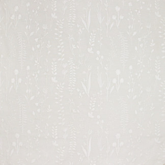 Carole Fabric Peaceful Feeling White Sheer Genius 70% Polyester, 30% Cotton India N/A </p><p>Repeat: 15 3/8" V, 25 3/8" H 51" - My Fabric Connection -