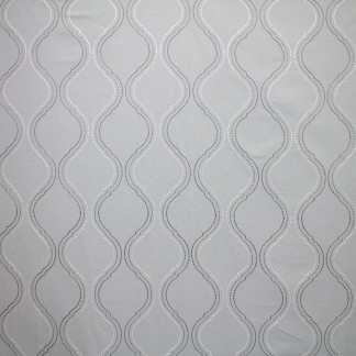 Carole Fabric Intriguing Path Moonlight Frosted Glass 85% Cotton, 10% Viscose, 5% Polyester India N/A </p><p>Repeat: 6 1/4" V, 7 7/8" H 52" - My Fabric Connection -